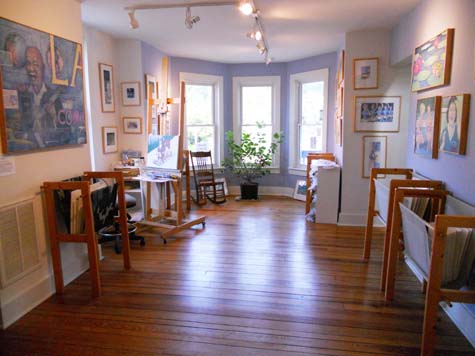 inside studio